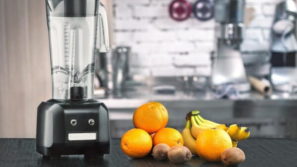 Grinder set in kitchen