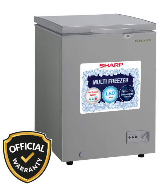 Sharp SJC-128-GY 110 Liters Freezer – Grey Price in Bangladesh Pickaboo