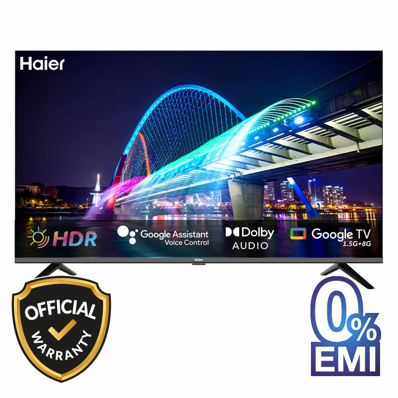 Haier 43 Inch Bezel Less 4K UHD Google TV Price and Specifications