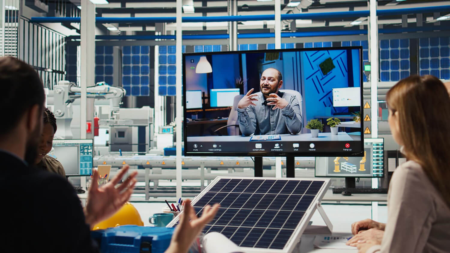 Solar-Powered Smart TVs for Village Homes